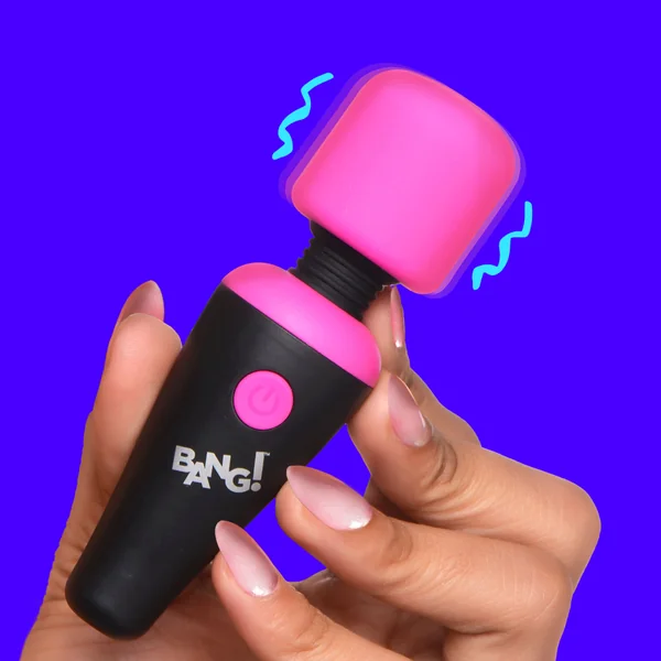 10X Ultra Powerful Silicone Mini Wand – Pink