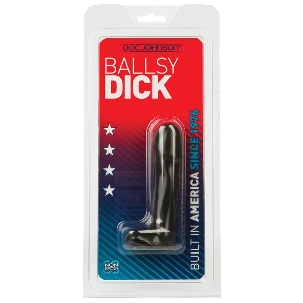 4" Ballsy Dick - Black