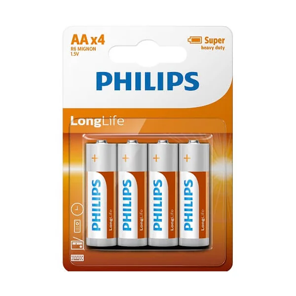 4 Pack AA Size Batteries
