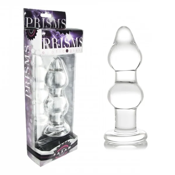 5.75 Inch Param Glass Anal Plug by Prisms Erotic Glass