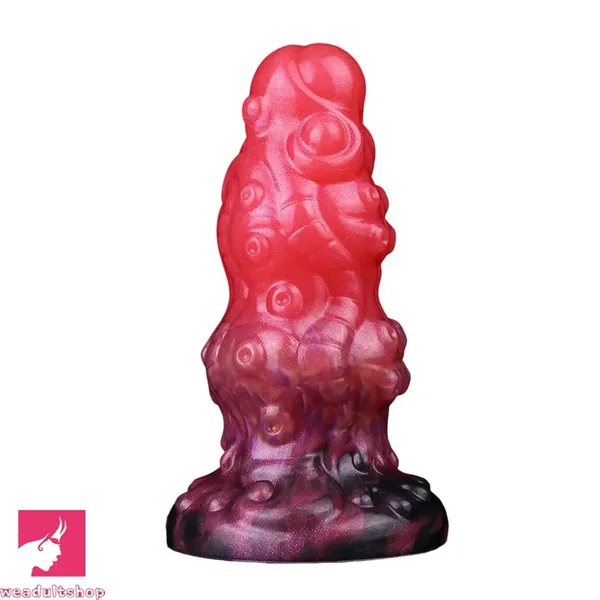 5.91in Fantasy Silicone Soft Monster Cock Dildo With Suction Cup Penis