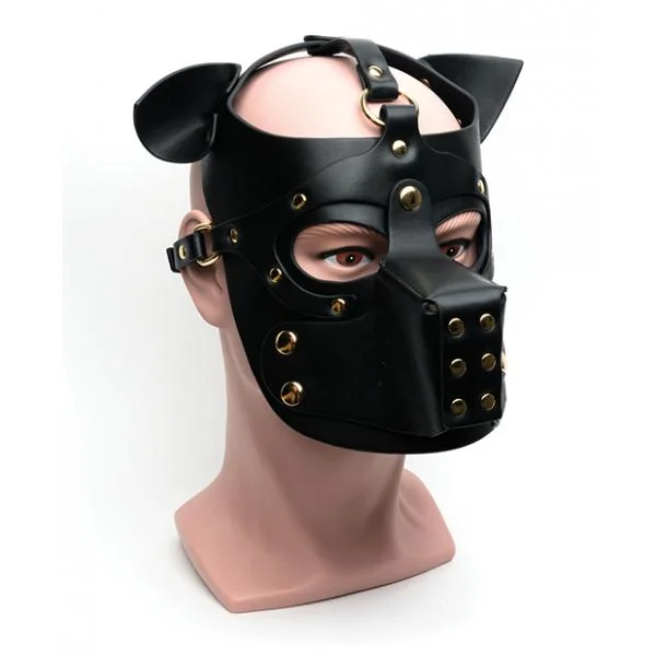 665 Bondage Pup Hood - O/s Black