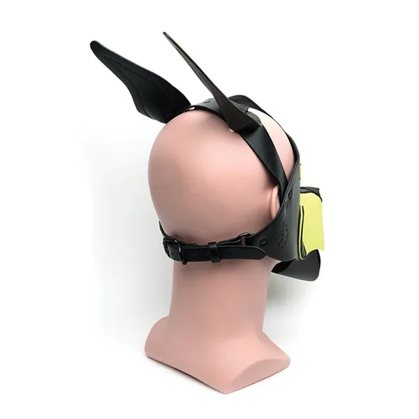 665 Playful Pup Hood – O/S Black/Yellow