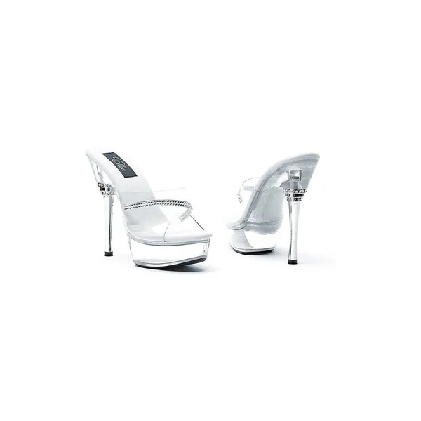678-JESSE Platform Slide | Clear Vinyl