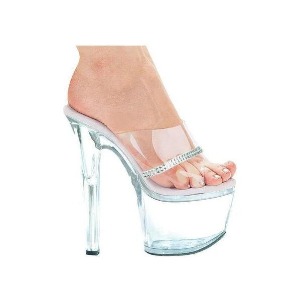 711-JESSE Platform Slide | Clear Vinyl