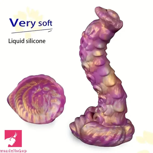 7.5in 9.1in 10.6in Liquid Silicone Soft Simulation Big Fantasy Tentacle Dildo
