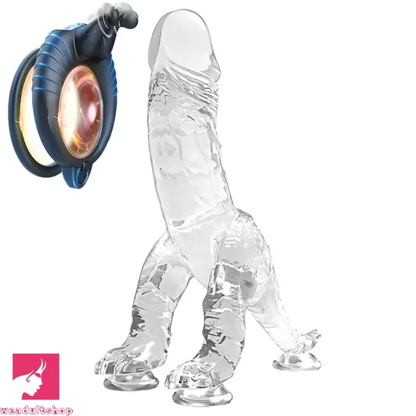 7.81in Dragon Soft Dildo For Offhand Prostate Massage Fantasy Thick Dildo