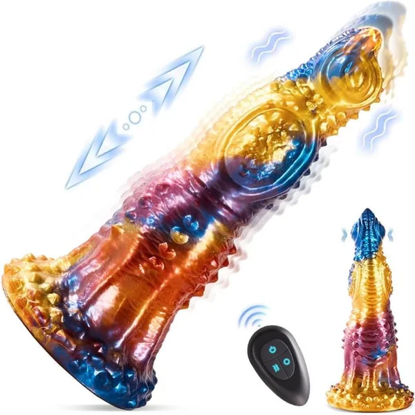7 Modes Remote Control Thrusting Monster Dildo