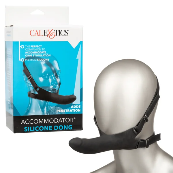 Accommodator Hands-Free Adjustable Head Straps Silicone Dong