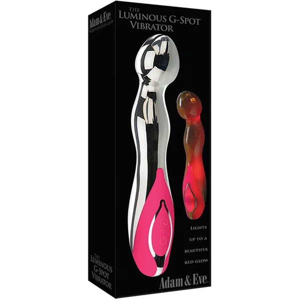 Adam and Eve - Luminous G-Spot Vibrator Waterproof - Chrome