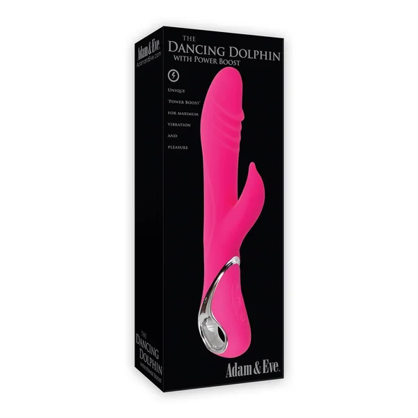 Adam and Eve - The Dancing Dolphin Vibrator Waterproof - Pink