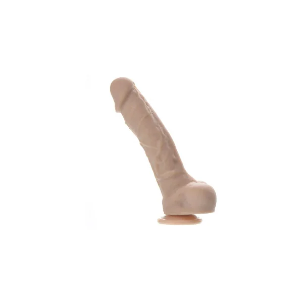 Adam & Eve Adam's Silicone Cock, 7.5 Inch Insertable, Vanilla
