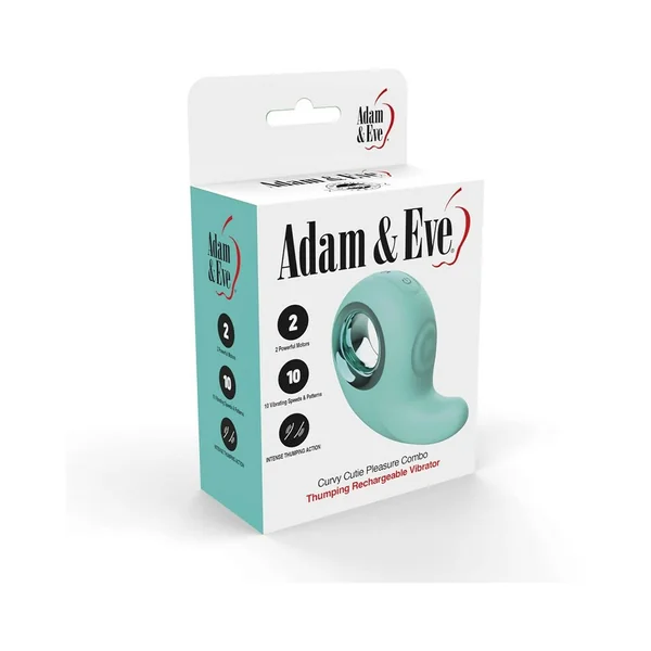 Adam & Eve Curvy Cutie Pleasure Combo Vibrator