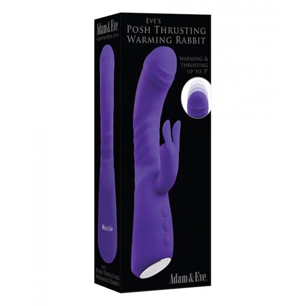 Adam & Eve Eves Posh Thrusting Warming Rabbit