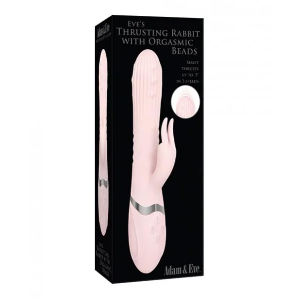 Adam & Eve Eve's Thrusting Rabbit W/ Orgasmic Beads