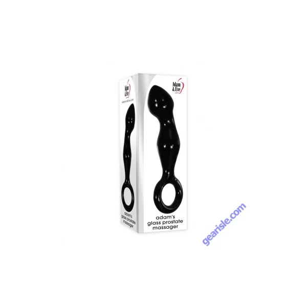 Adam's Glass Prostate Massager P Spot Curved Waterproof