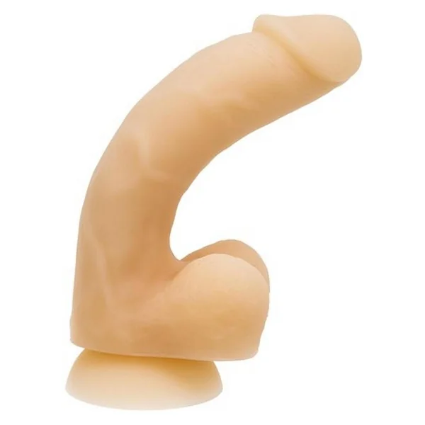 Addiction - Bendable Dildo with Balls - Flesh/ Black/ Glow-Pink/ Multicolor/ Glow-Blue/ Pink