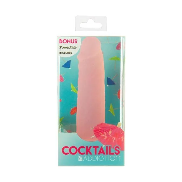 Addiction Cocktails 5.5 Silicone Dong Peach Bellini "
