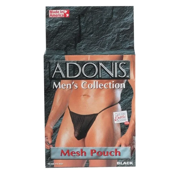 Adonis Black Mesh Pouch