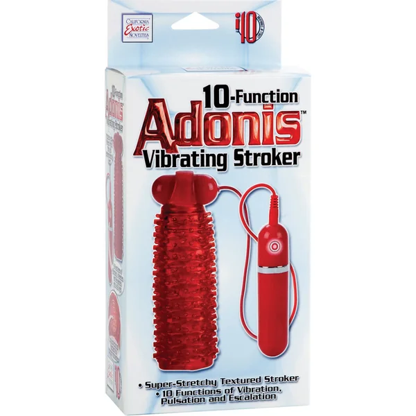 Adonis - Vibrating Stroker - Red