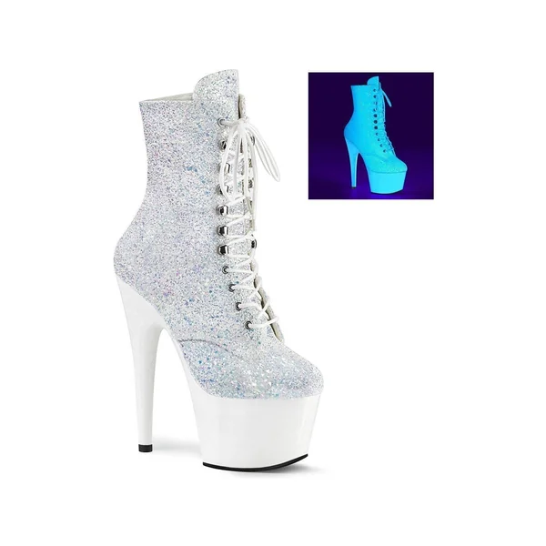 ADORE-1020LG Exotic Boot | Neon Glitter