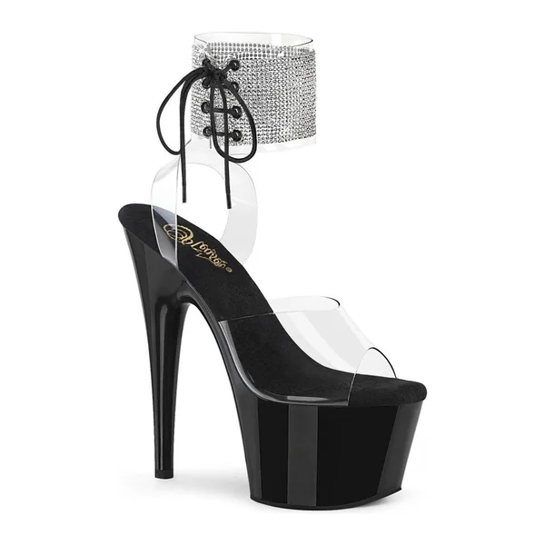 ADORE-791-2RS Exotic Sandal | Clear Vinyl