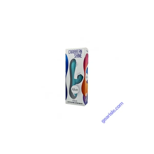 Adrien Lastic Alive Caribbean Shine Blue G Spot Rechargeable Vibrator
