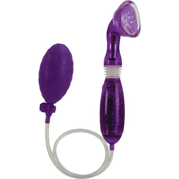 Advanced Clitoral Vibrating Pump Waterproof Purple
