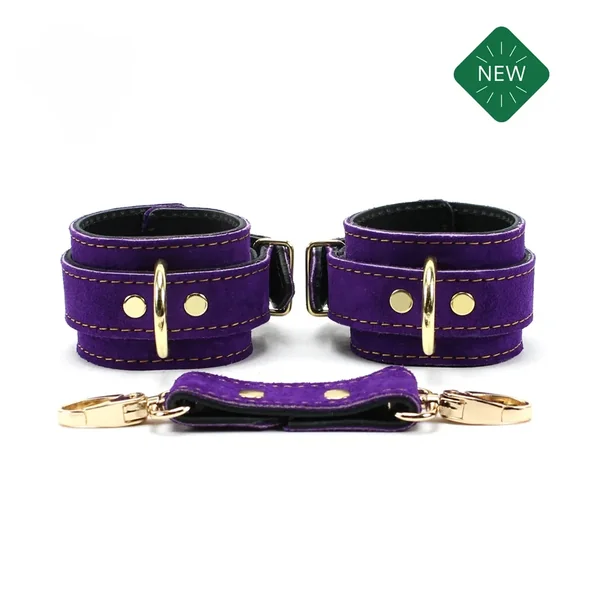 Alex Luxury Suede BDSM Cuffs Special Edition 2-Inch
