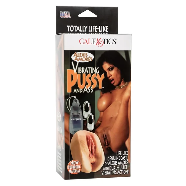 Alexis Amore`s Vibe Pussy and Ass masturbator - Flesh