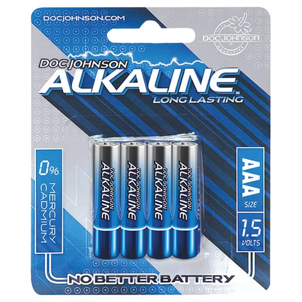 Alkaline Batteries - AAA 4 Pack