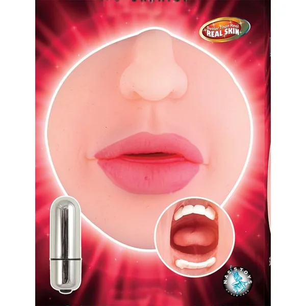 Allways Horny Vibe Tongue and Teeth Mouth Blow Job Masturbator