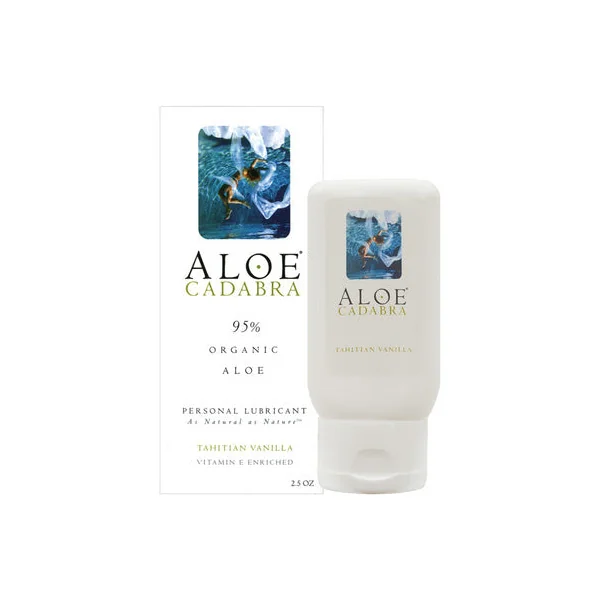 Aloe Cadabra Organic Lube Vanilla 2.5 oz