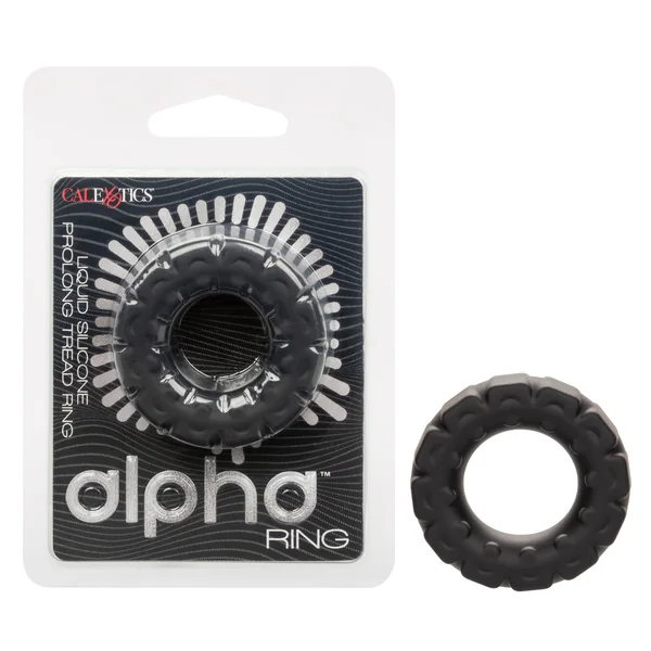 Alpha Liquid Silicone Prolong Tread Cock Ring