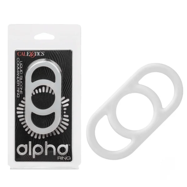 Alpha LiquidSilicone Waterproof Commander Non-Vibrating Penis Ring