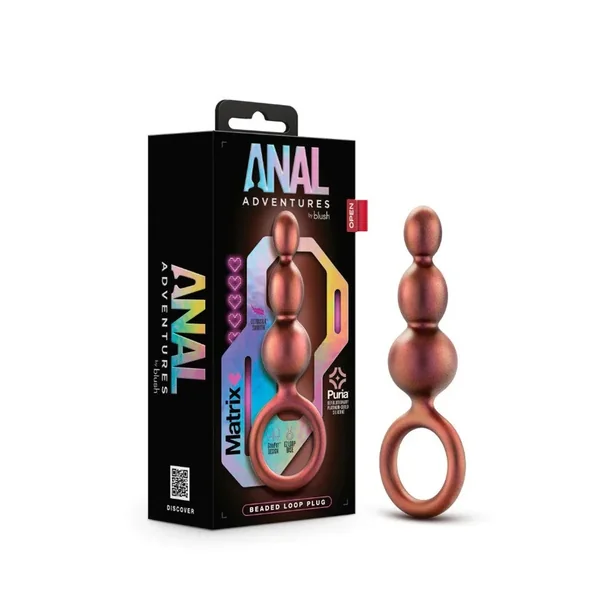 Anal Adventures Matrix – Beaded Loop (Bronze)