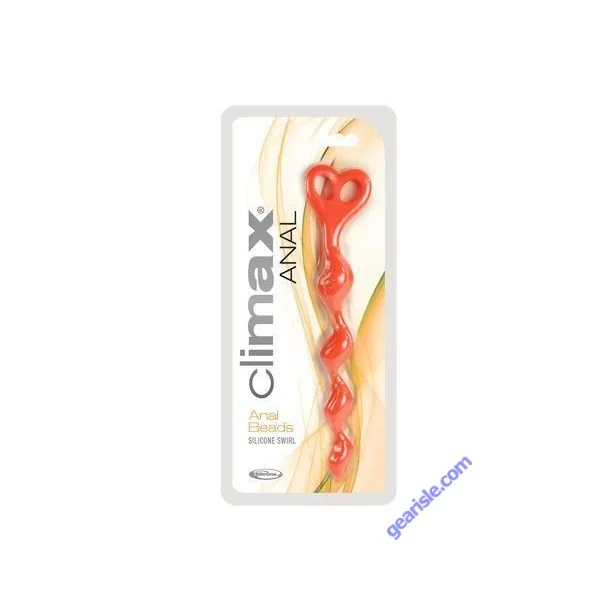 Anal Beads Silicone Swirl Climax