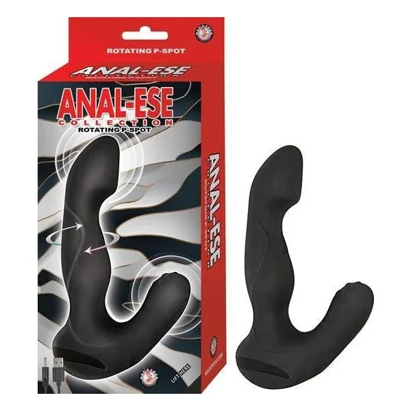 Anal Ese Collection Rotating P Spot Vibe Black