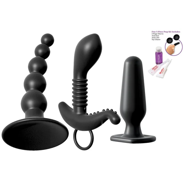 Anal Fantasy Collection Anal Party Kit Silicone 3 Each Per Box