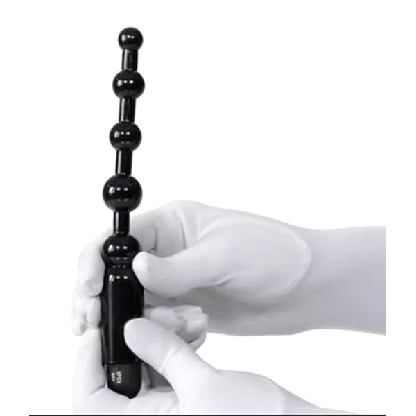 Anal Fantasy Collection Beginner`s Power Anal Beads Waterproof Black 5 Inch