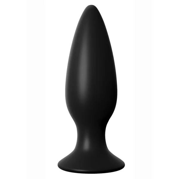 Anal Fantasy Elite Silicone Rechargeable Plug Waterproof Black Large