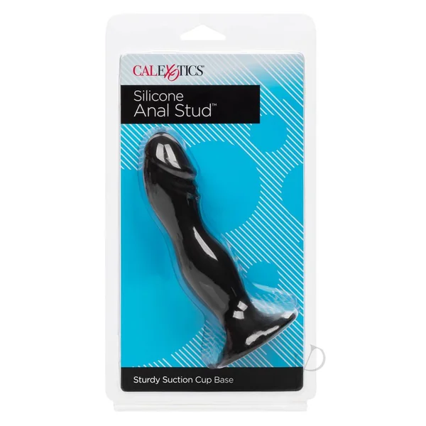 Anal Stud Silicone Probe 5.5in - Black