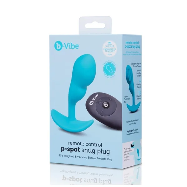 Anal Vibrator B-Vibe Remote Control P-Spot Rechargeable Silicone Snug Plug 95g