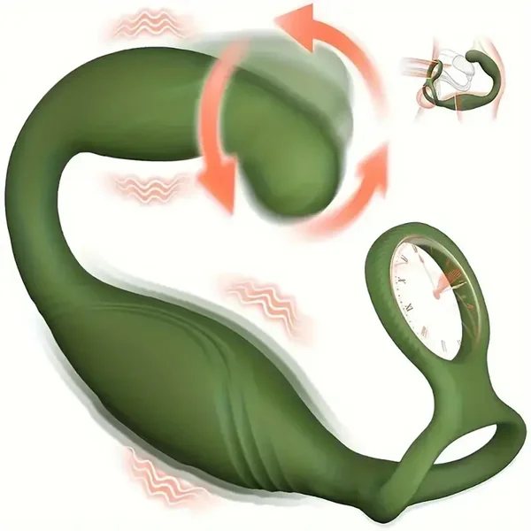 Anal Vibrator Male Adult Prostate Massager C-Shaped Anal Butt Plug