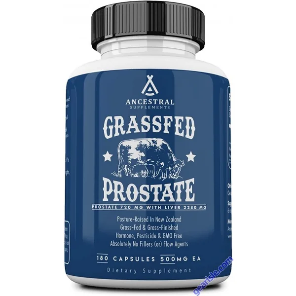 Ancestral Supplements Grass Fed Prostate 180 Capsules