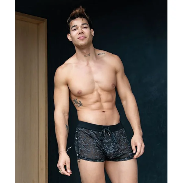 Andrew Christian Military Burnout Shorts