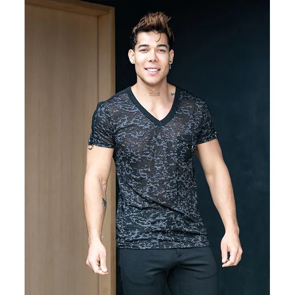 Andrew Christian Military Burnout Tee