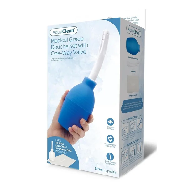 Aquaclean Large Volume 310ml Douche with One Way Valve