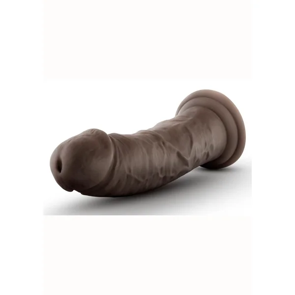 Au Naturel Dildo with Suction Cup 8in – Chocolate