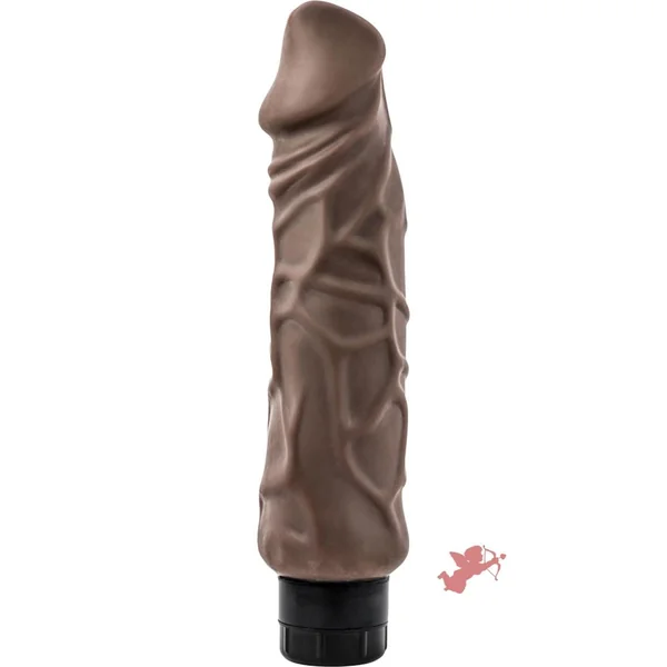 Au Naturel Home Wrecker Vibrating Dildo 9.5in - Brown